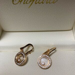 Chopard Gold and Silver Earrings